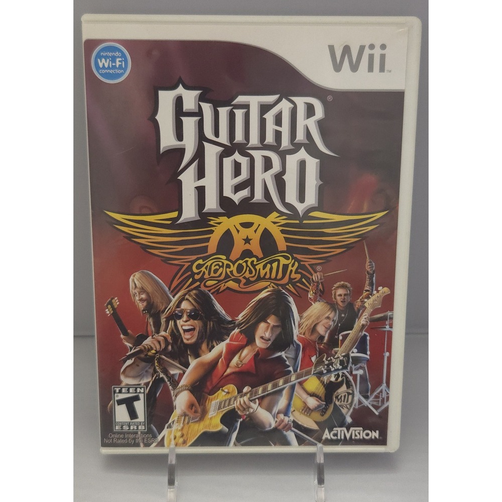 Guitar Hero Aerosmith - Nintendo Wii - CIB - Tested